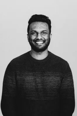 Blank and white photo of Forchie